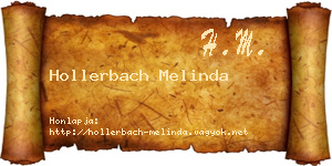 Hollerbach Melinda névjegykártya