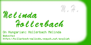 melinda hollerbach business card
